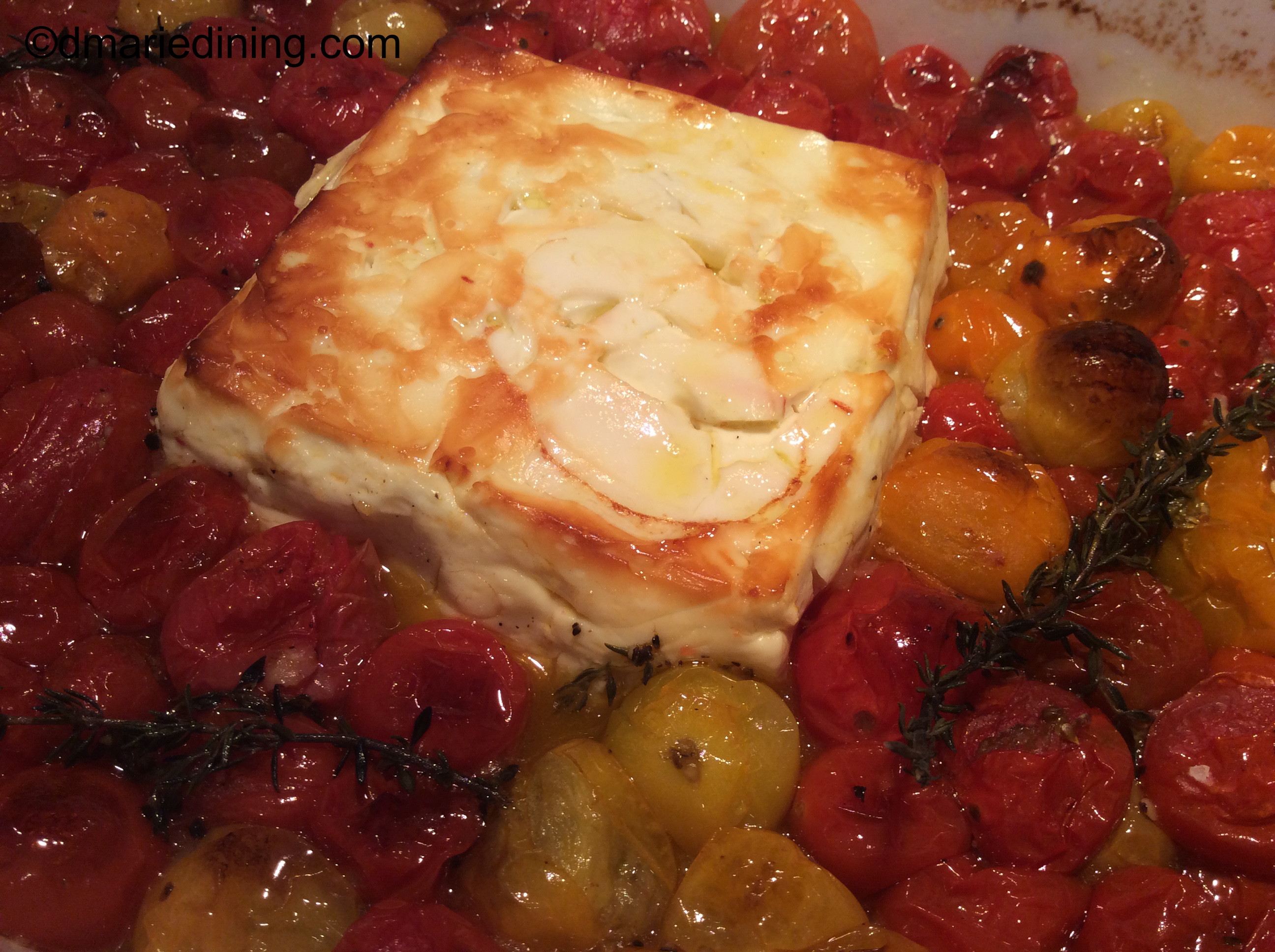 Sausage and Pasta with Feta and Tomatoes dmariedining