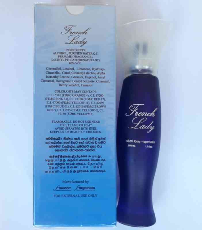 French Lady Perfume for Women 50ml long lasting fragrance Dmark.lk