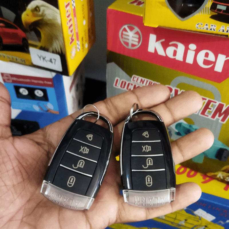 Car Keyless Entry System Remote Key Universal Lock Unlock Dmark.lk