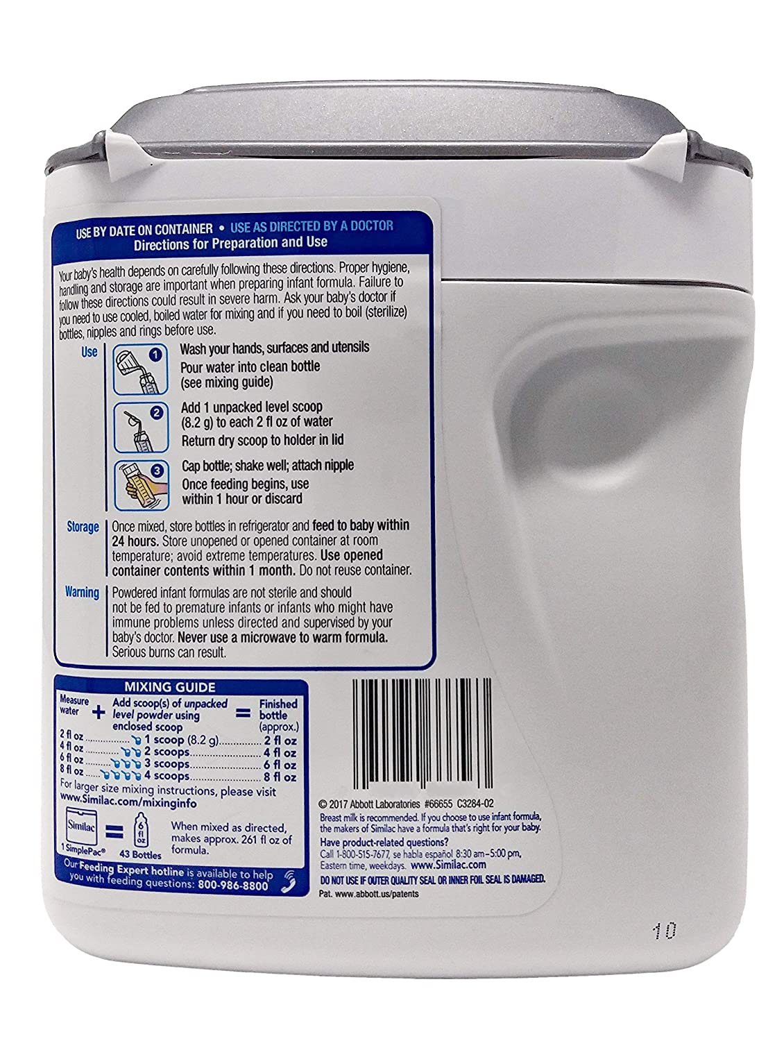 Similac Pro Advance NonGMO Powder Infant Formula with Iron with 2′FL