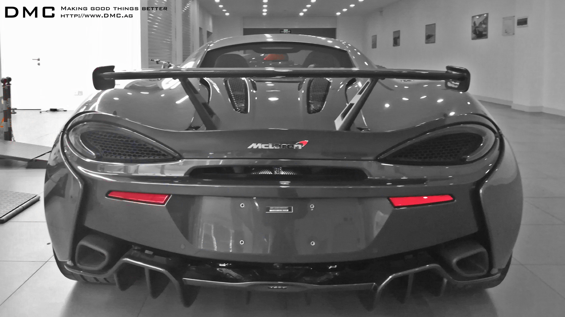 McLaren 570s 540c Carbon Fiber Rear Diffuser DMC