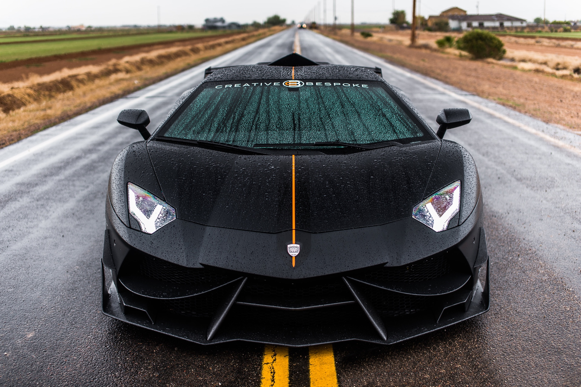 Aventador Carbon Fiber Front Bumper & Splitter