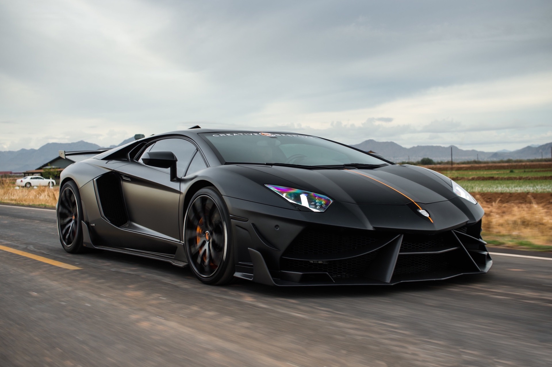 Aventador Carbon Fiber Front Bumper & Splitter