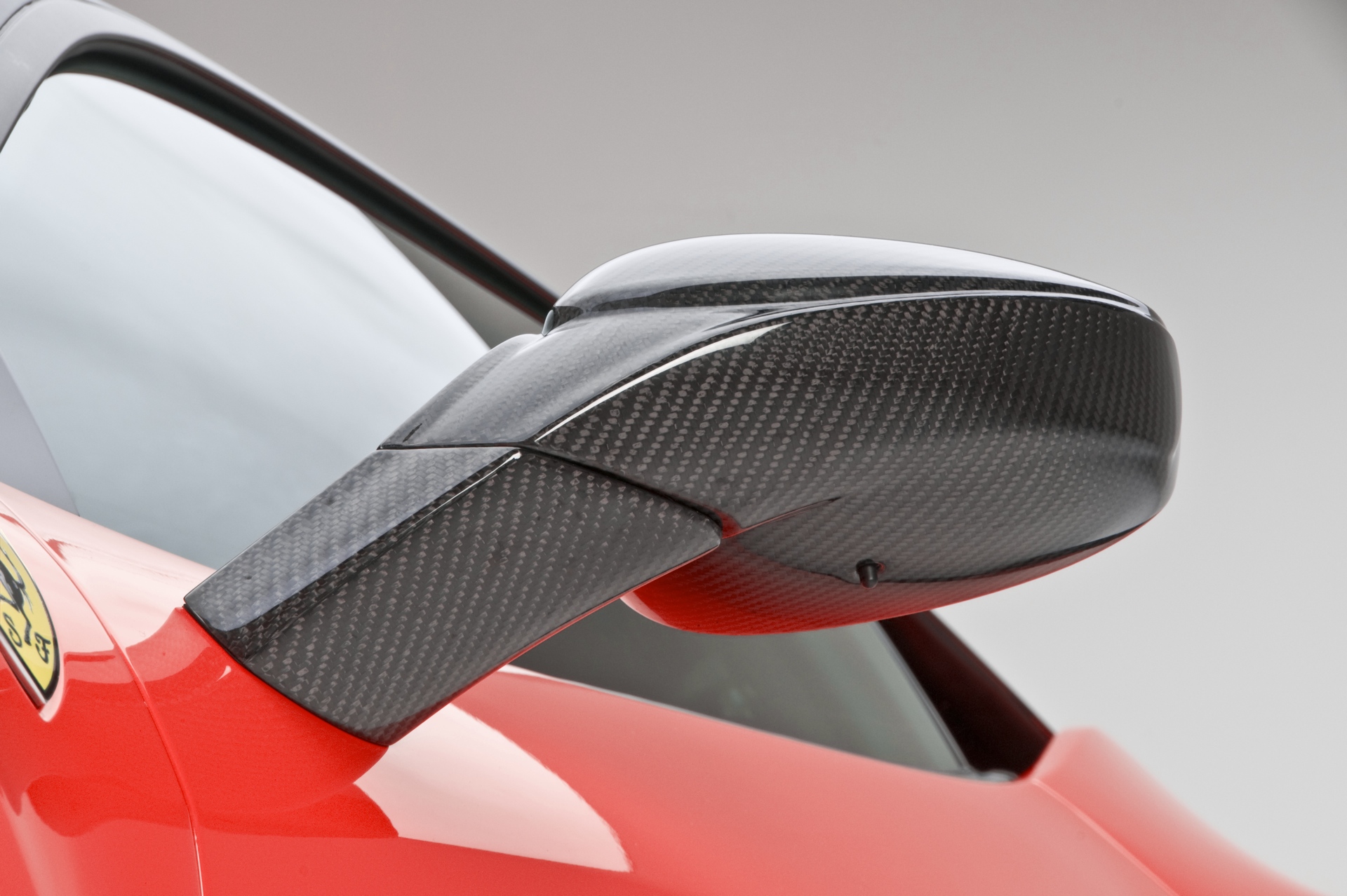 DMC Ferrari 458 Italia Carbon Fiber Side Mirrors Full Housing Cases
