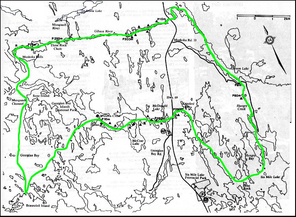Maps and brochures Georgian Bay Islands National Park