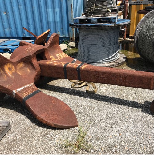 Stockless anchor DMC Saleyard