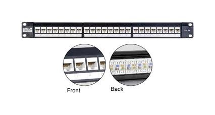LANCOM patch panel UTP Cat5e 24-port Keystone - Ηλεκτρονικά Dme