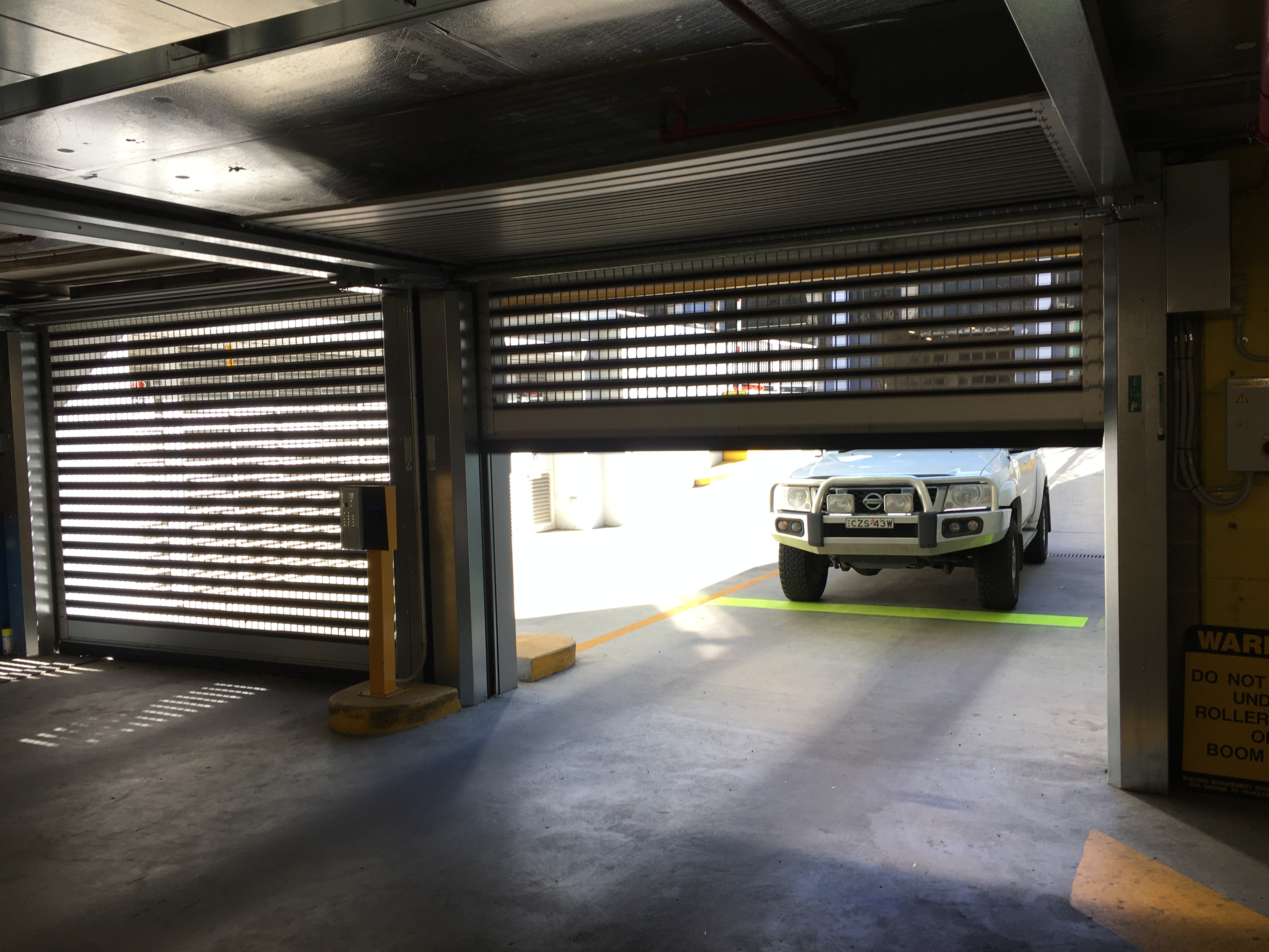 High speed carpark doors DMF