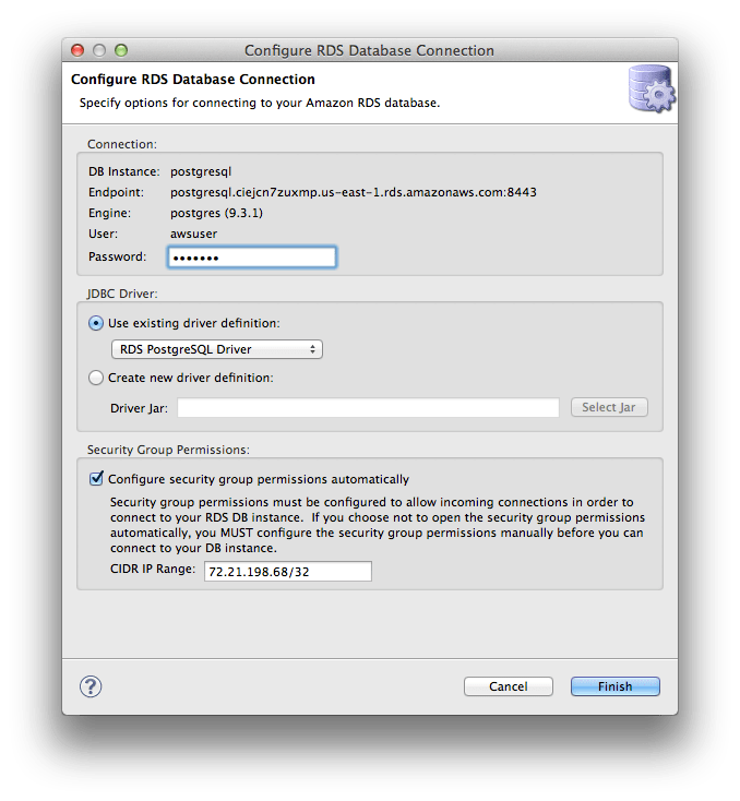 Two New Amazon RDS Database Engines in Eclipse AWS Developer Tools Blog