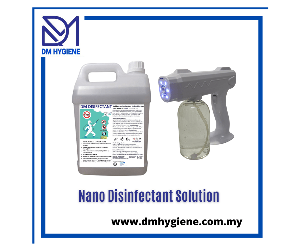 Nano Disinfectant Solution DM HYGIENE SERVICES & SUPPLY