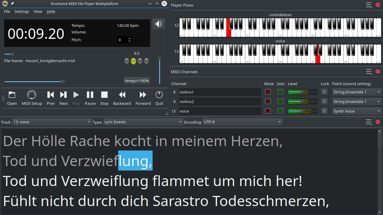 Share midi karaoke files metrifozX