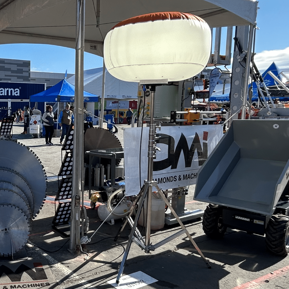 600W Industrial LED Balloon Light w/ Stand DMI Tools