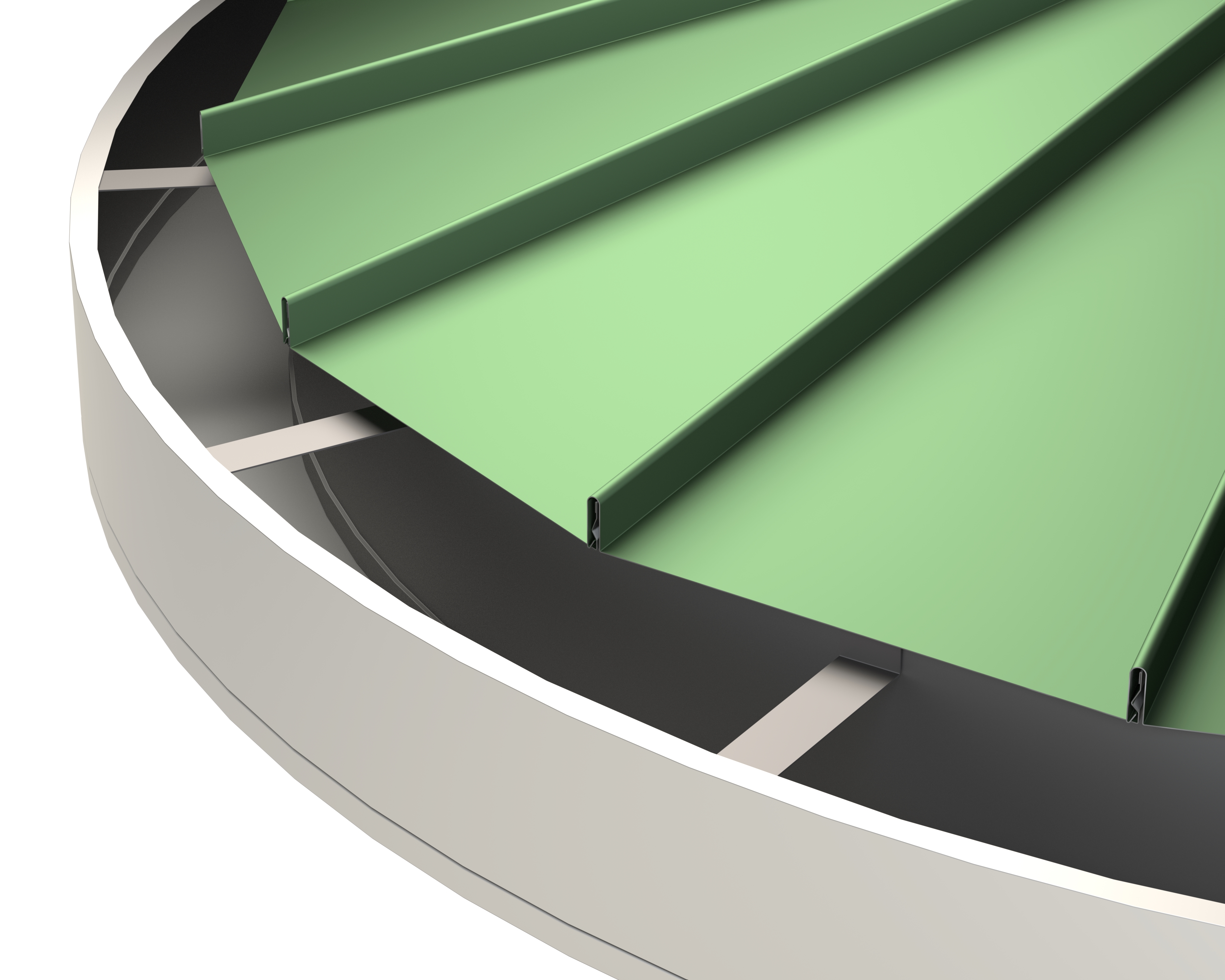 Curved Gutter System Radius Gutter Curved Rain Gutters, 54 OFF