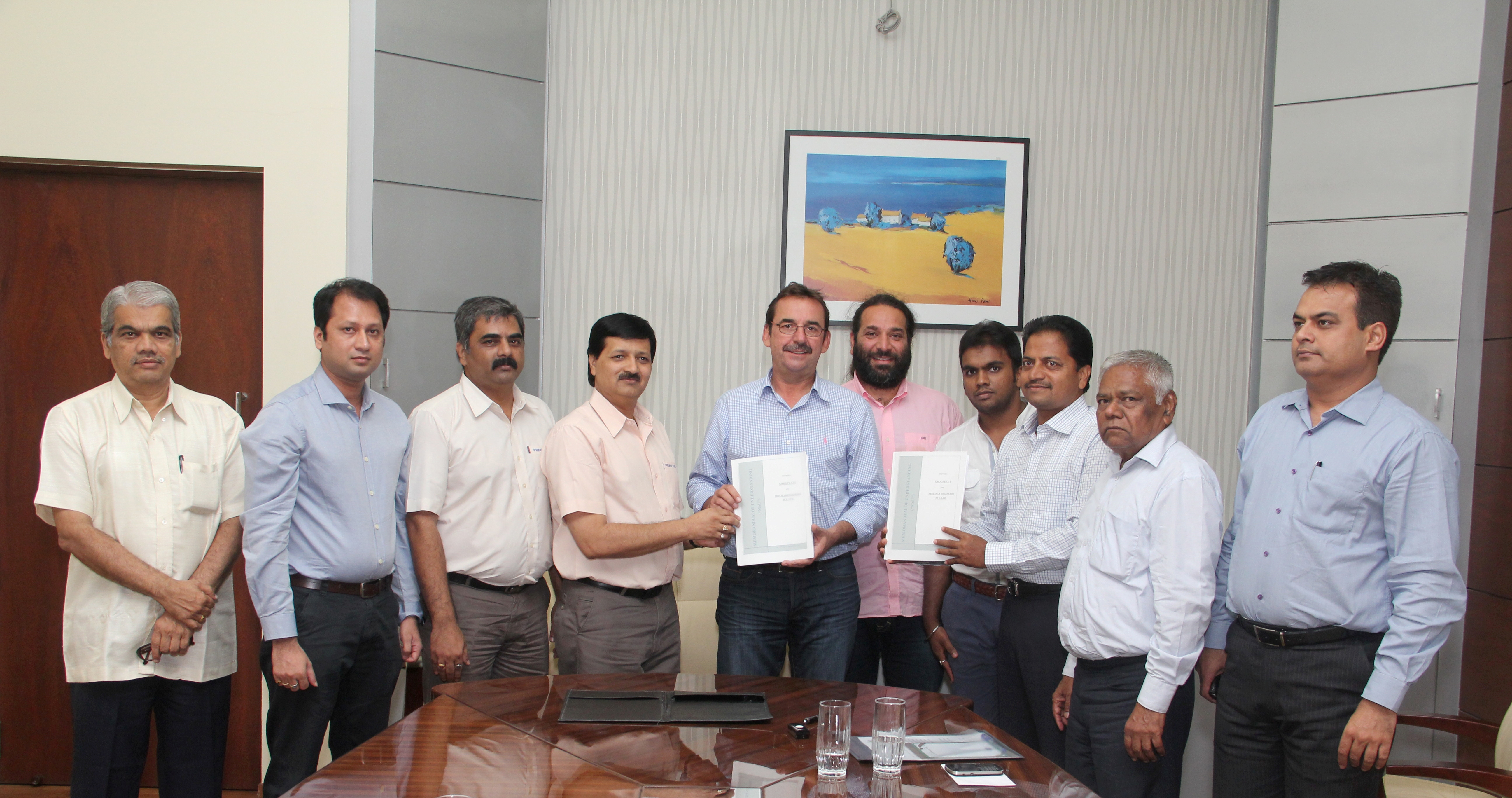 MoU Signed between DM Precifab, Kolhapur and CTI Groupe, France DM