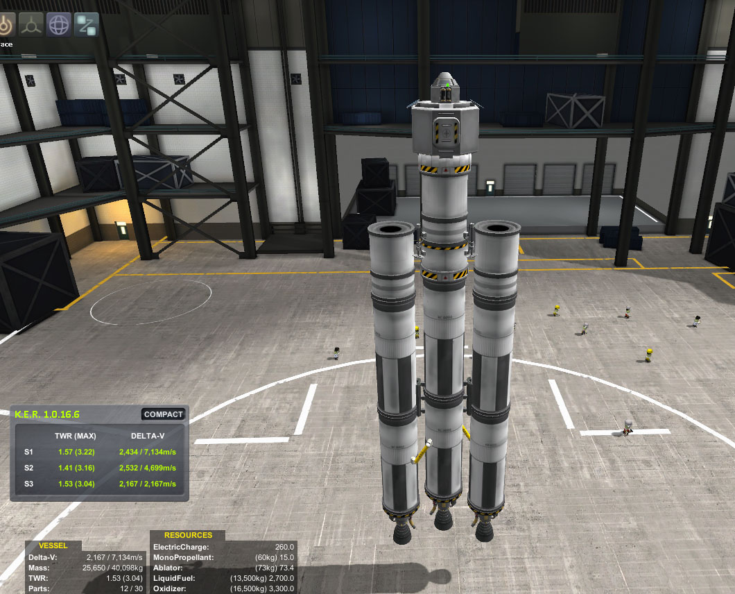 Show me your early career mode 1.0.x Mun rockets The Spacecraft