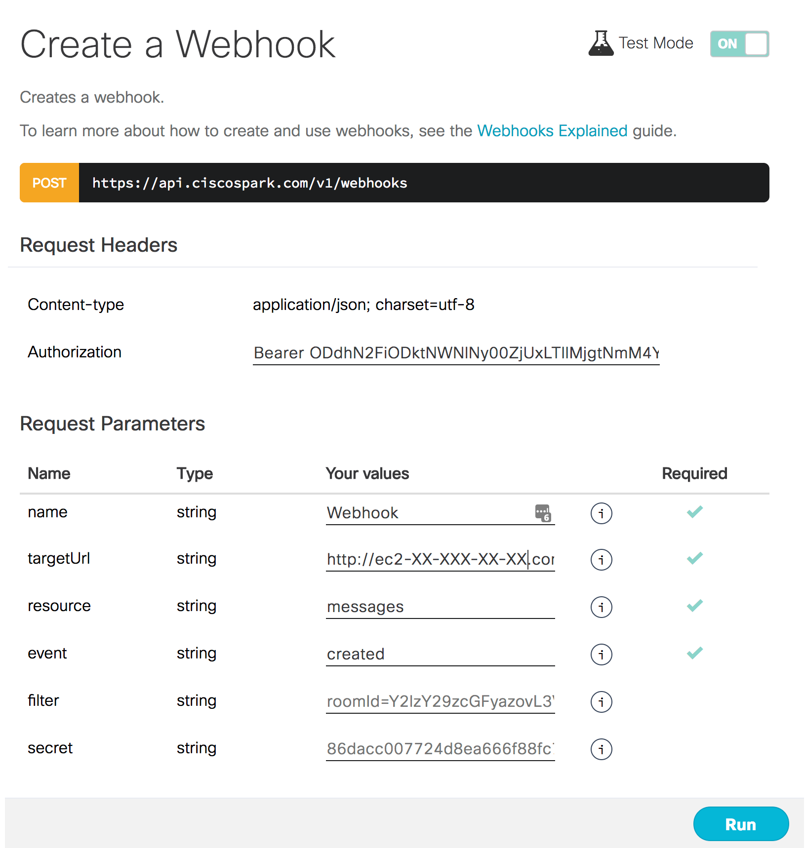 Hosting Webex Teams bots in Docker container on AWS AMI instance