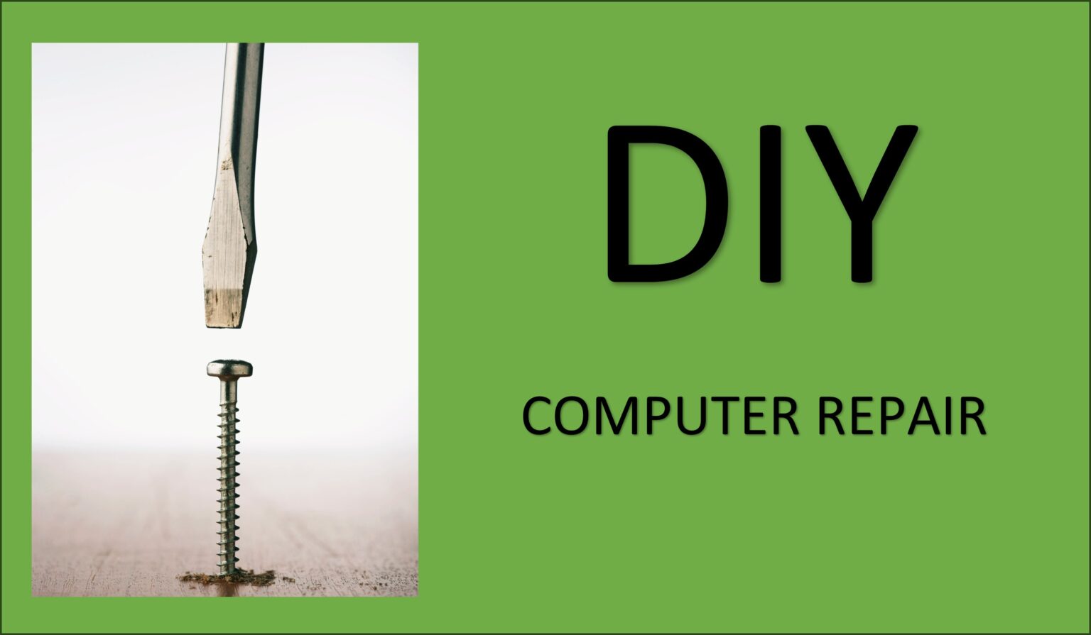 Computer Repair DIY DML Computer Repair