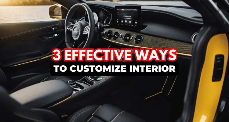 Your Options to Change Car Interior Color Explained