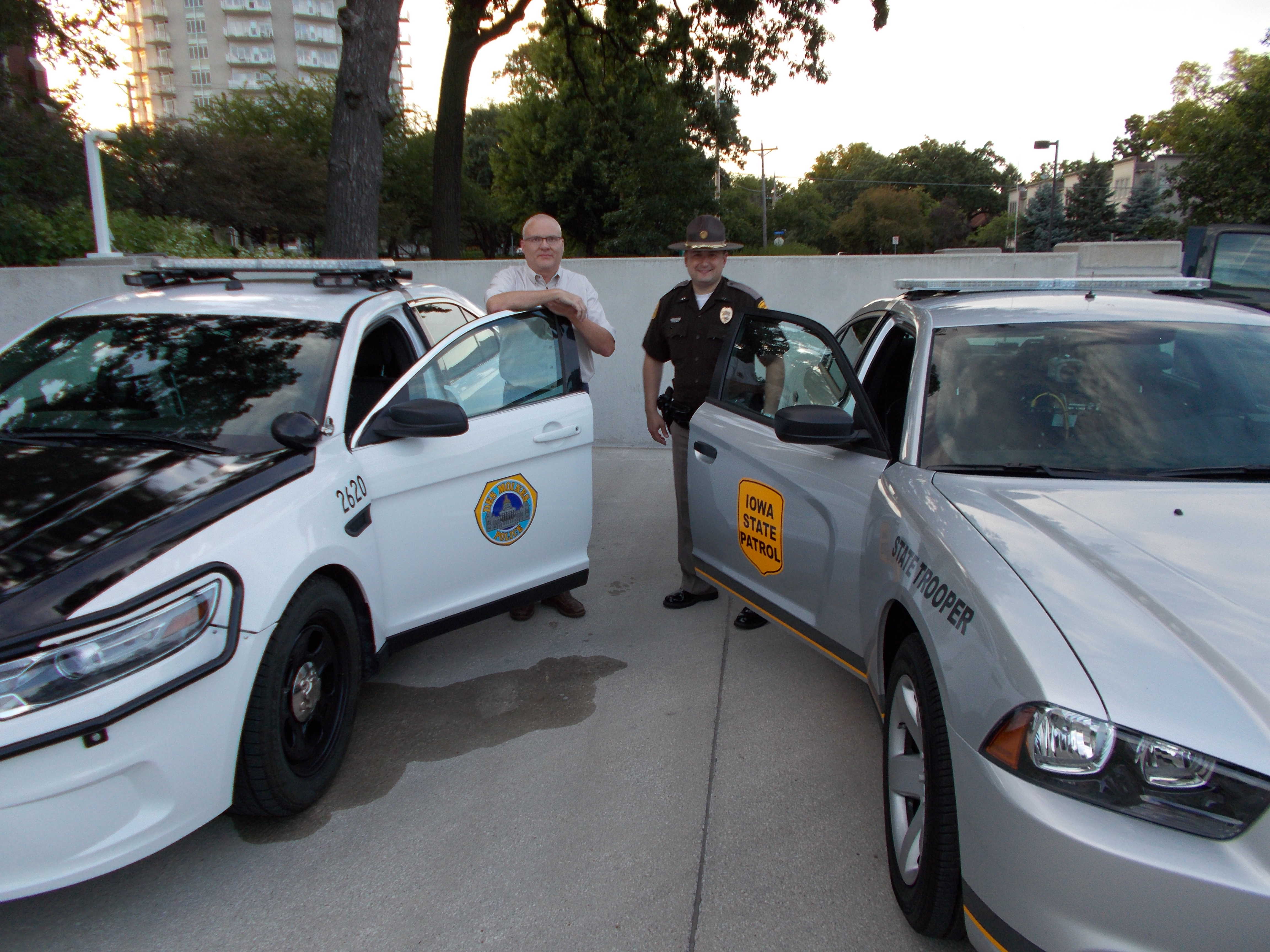 Des Moines PD and Iowa State Patrol Cars Featured at 2014 Show & Shine