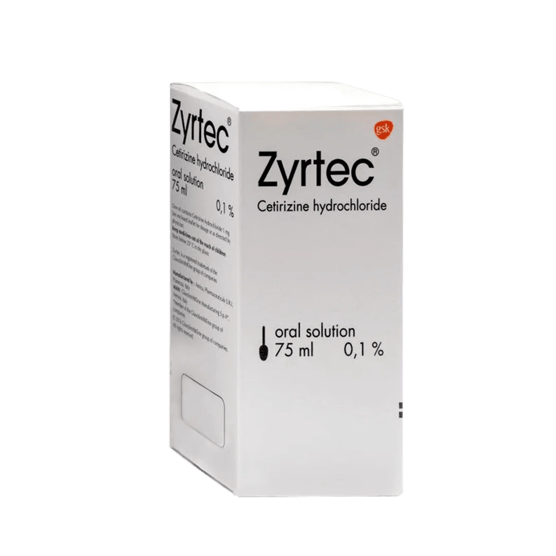 Zyrtec Oral Solution 1mg/ml 75ml