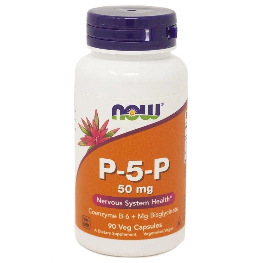 Now P5P 50mg Vcaps Enhanced Bioavailability for Energy