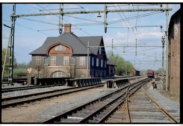 Karlstad Östra station. Järnvägsmuseet / DigitaltMuseum
