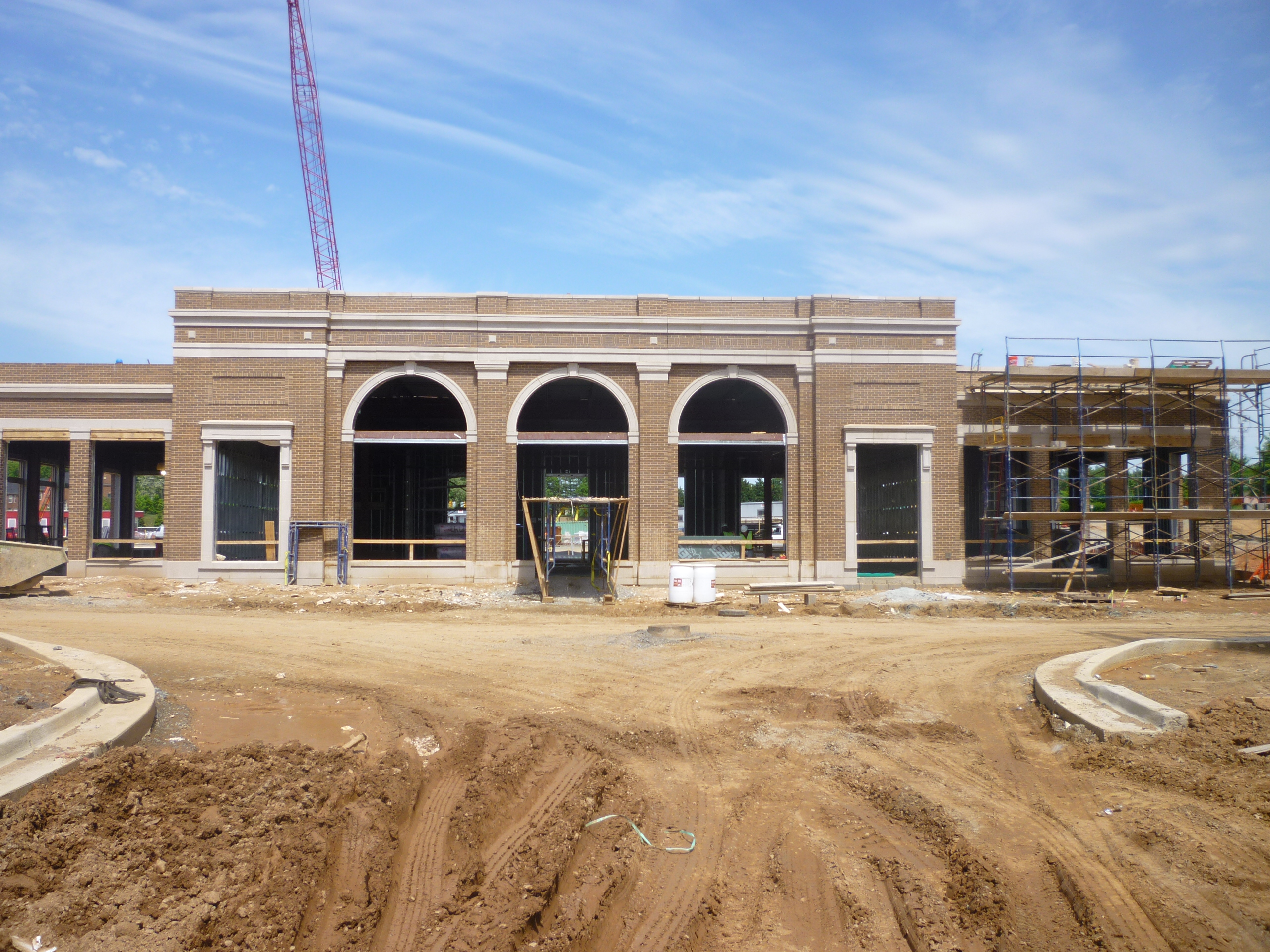 Downtown Crown’s First Retail Facade is Up Parchment