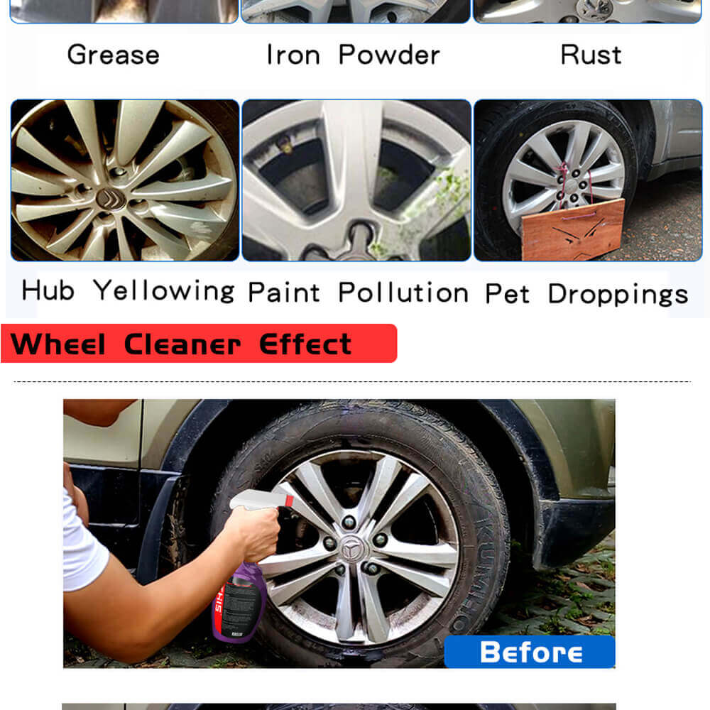 Wheel Cleaner Manufacturer 15 Years Experience, Free Samples