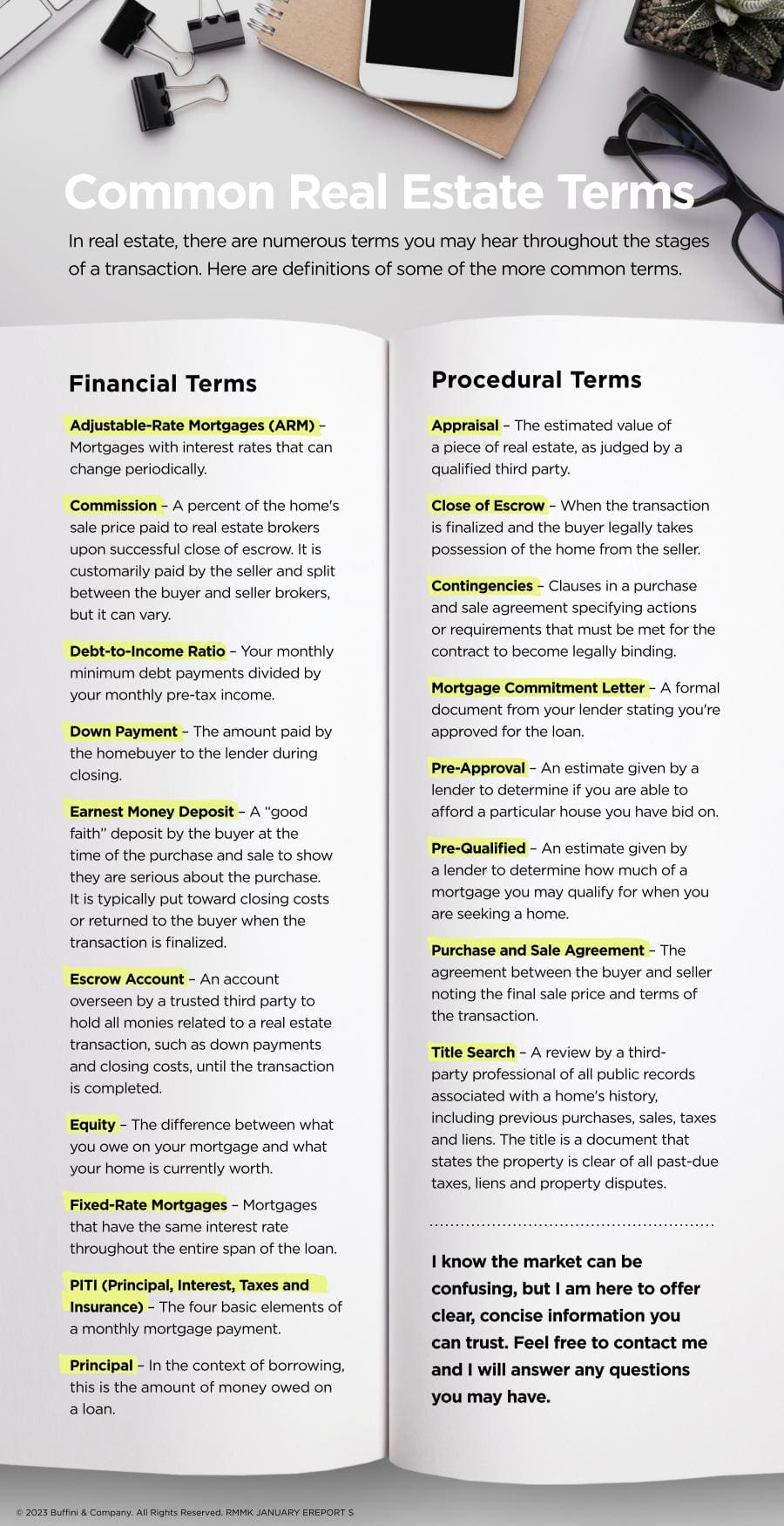 These are Common Real Estate Terms Everyone Should Know Before