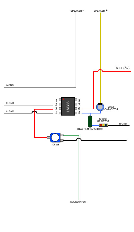 Lm386 Amplifiers Circuit Diagrams - Circuit Diagram