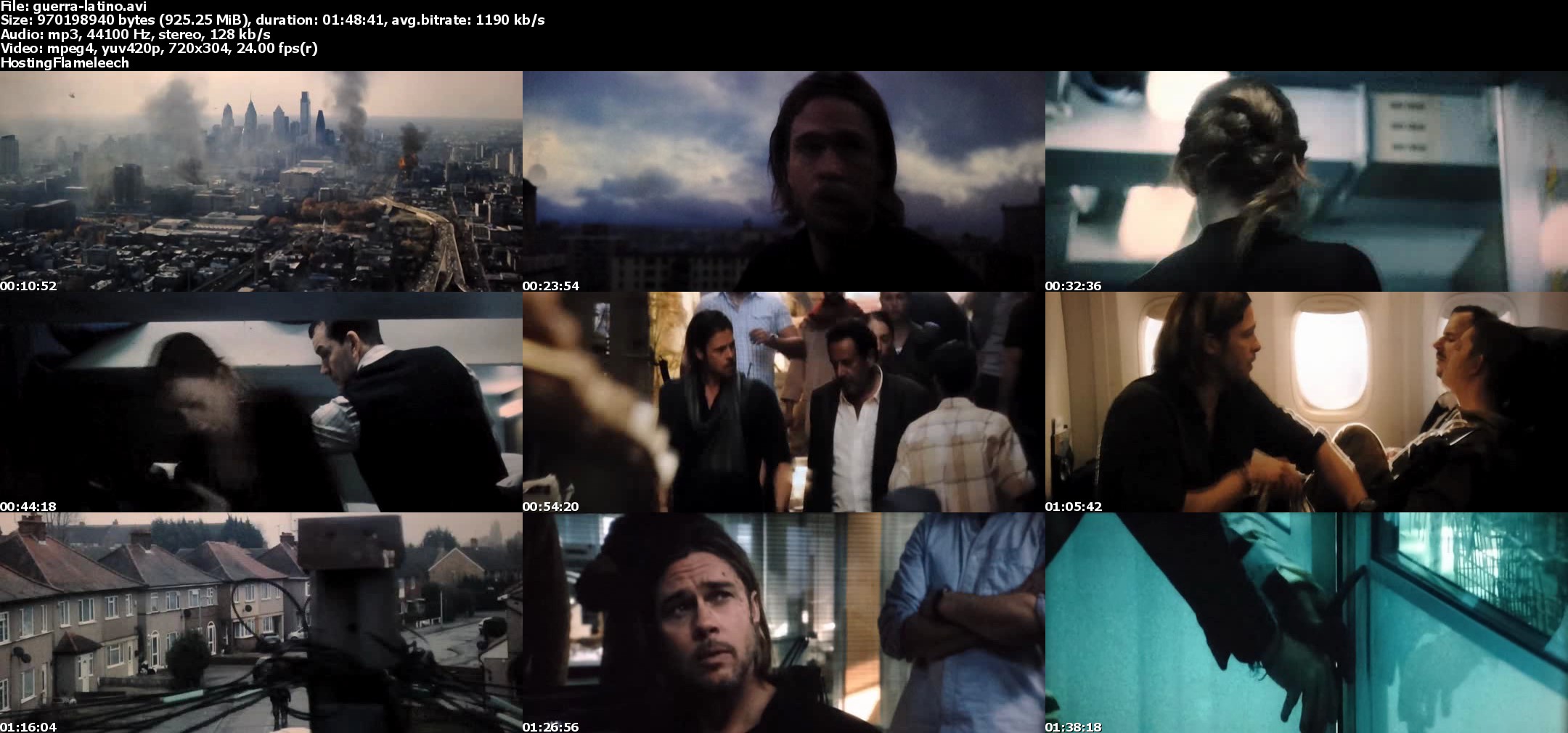 Descargar Peliculas Gratis Guerra Mundial Z (2013) [Ts