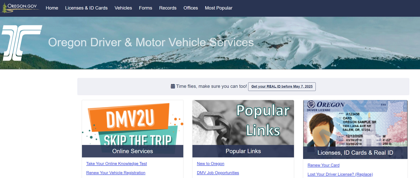 Oregón DMV Appointment, Serv ices, Office Locations