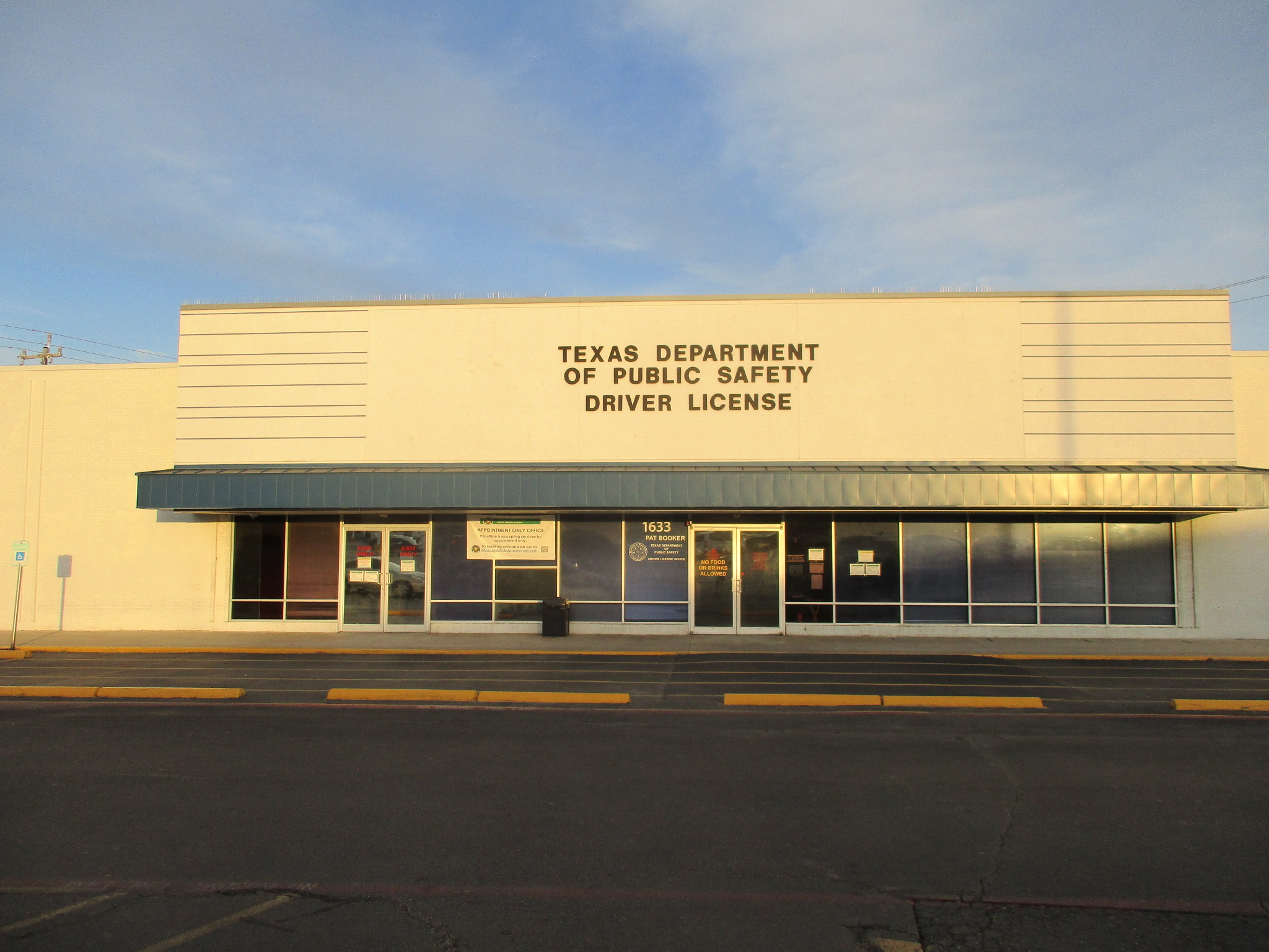 Universal City DPS Office 1633 Pat Booker Road DMV Appointments