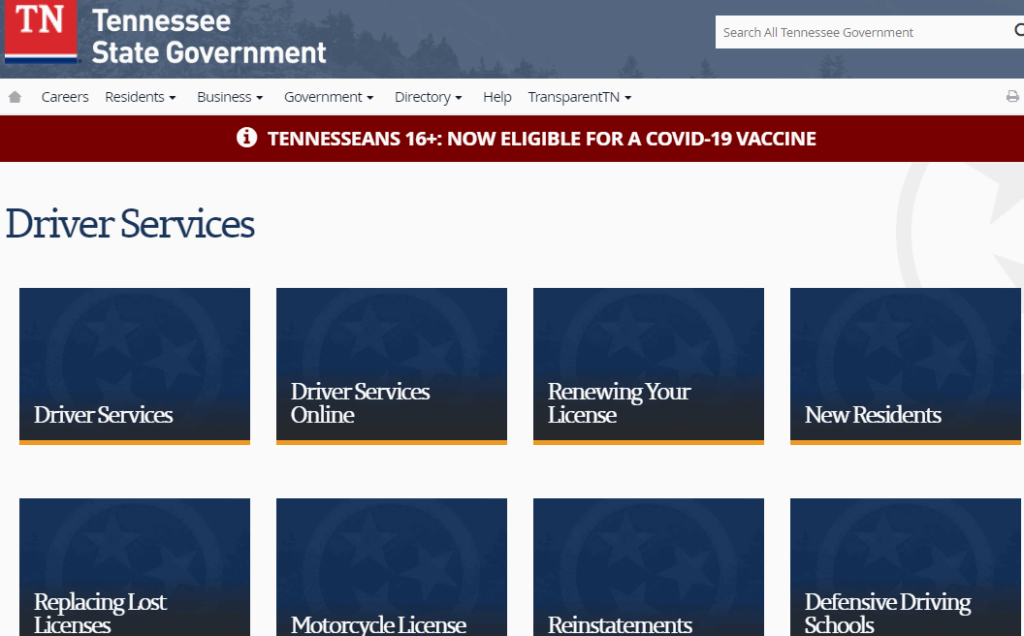 Steps to get an appointment at DMV Tennessee