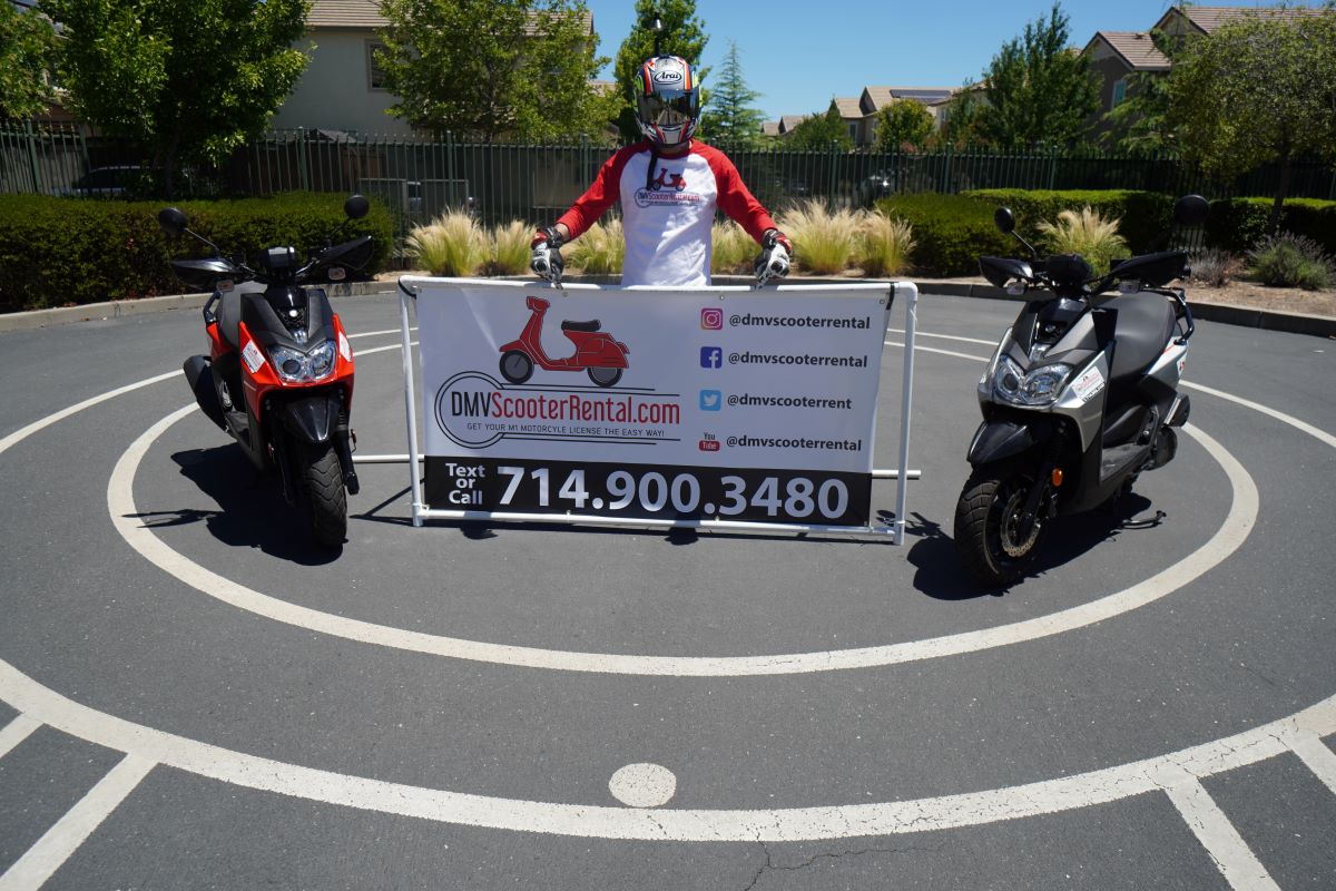 Standing With Banner