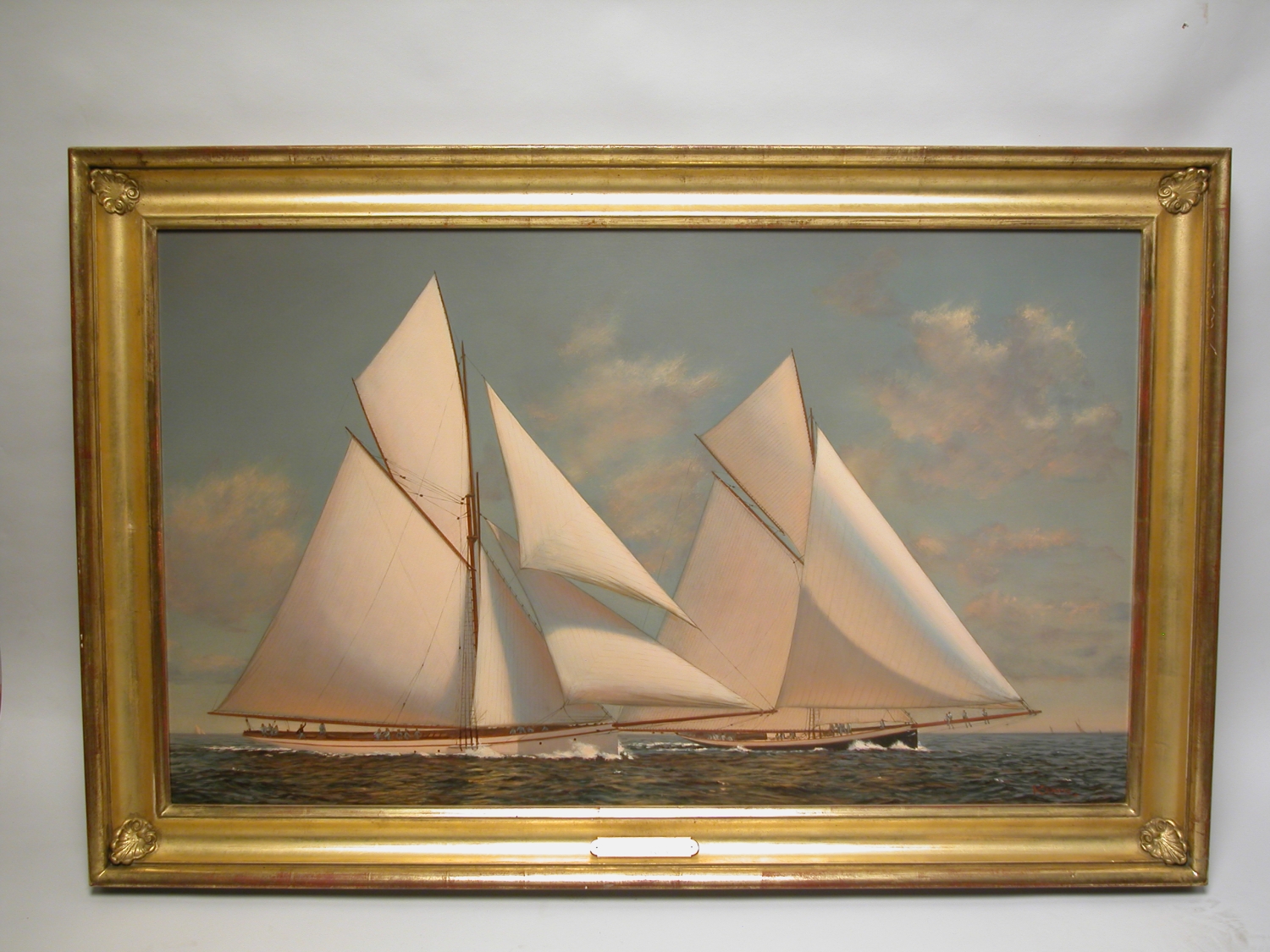  Michael Keane (American 20TH / 21ST CENTURY) “Americas Cup 1886