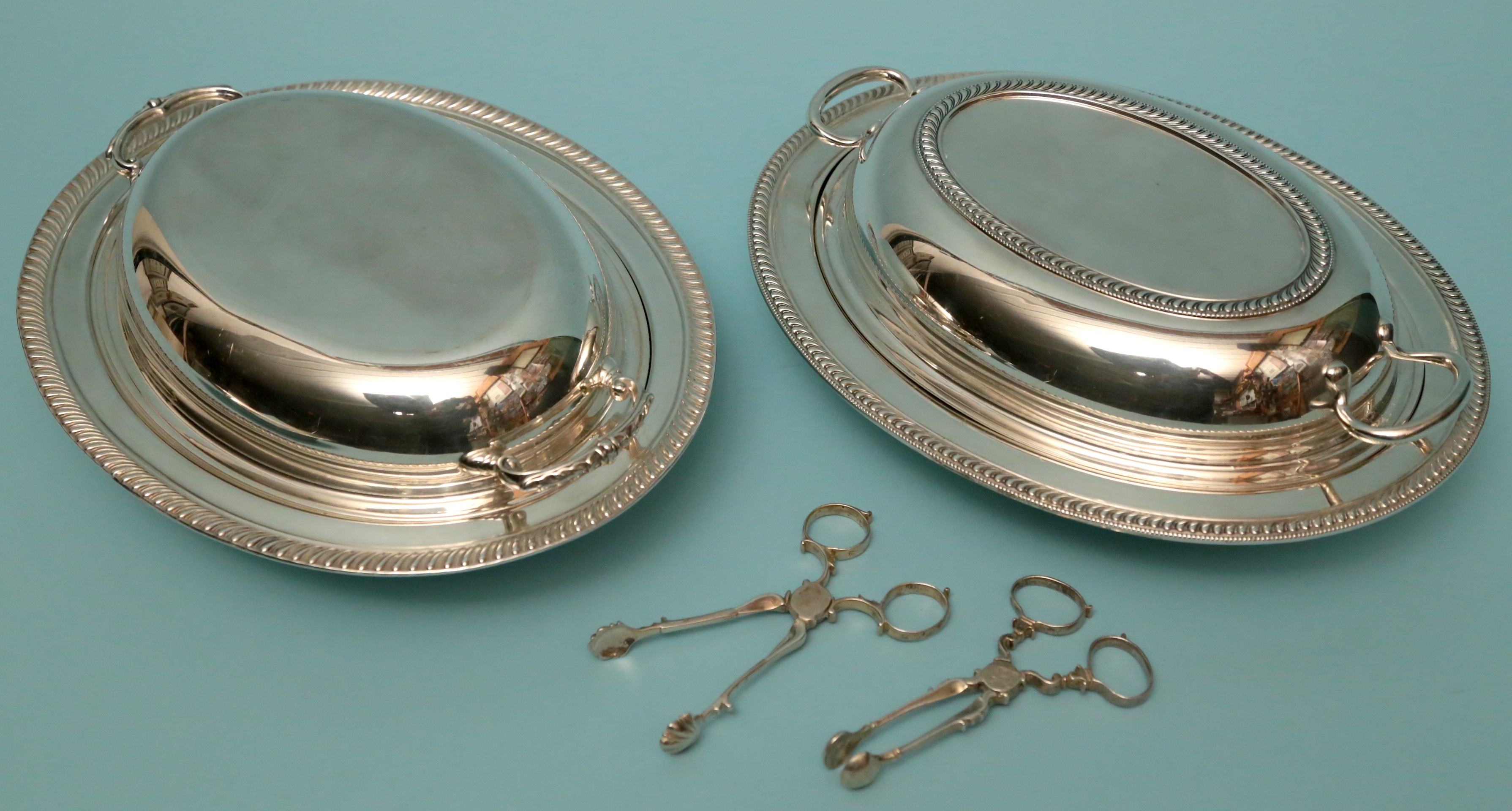  Sterling Silver Covered Vegetable Dishes Rafael Osona Auctions