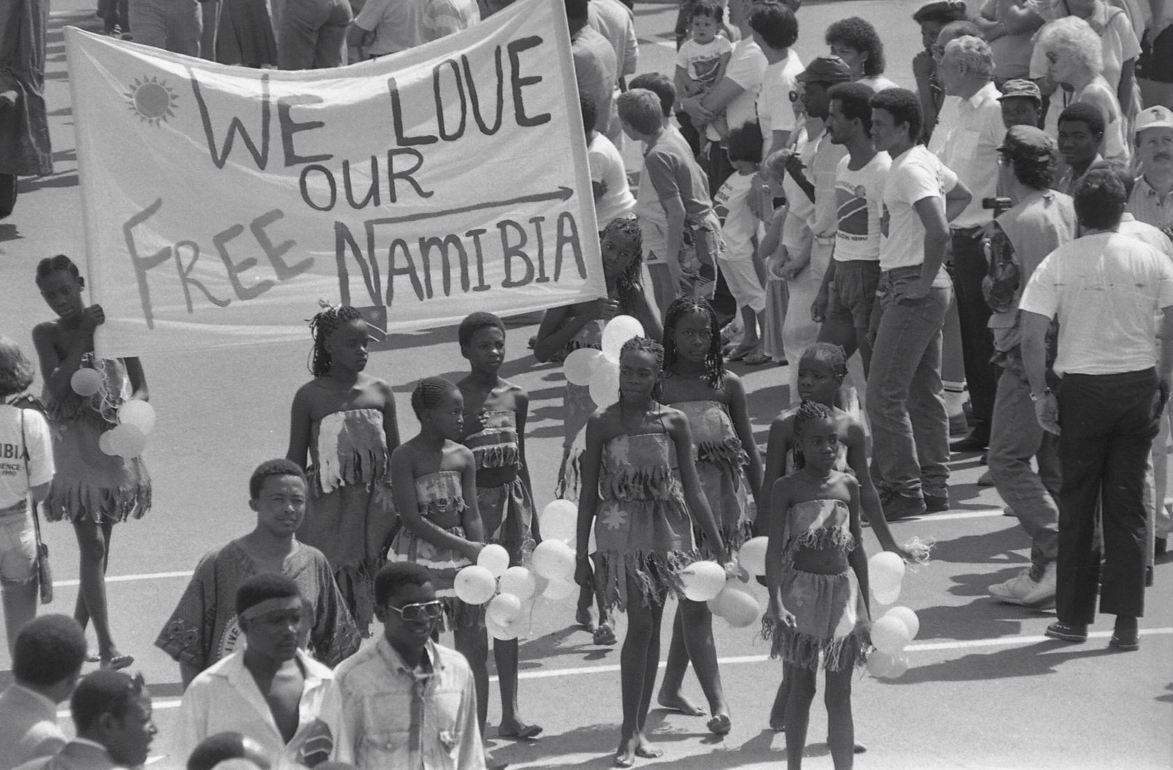 Pictures of Namibia's independence 30 years ago