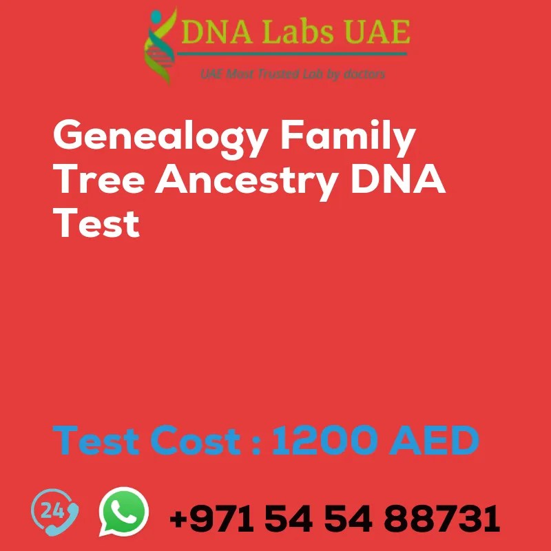 Genealogy Family Tree Ancestry DNA Test Cost