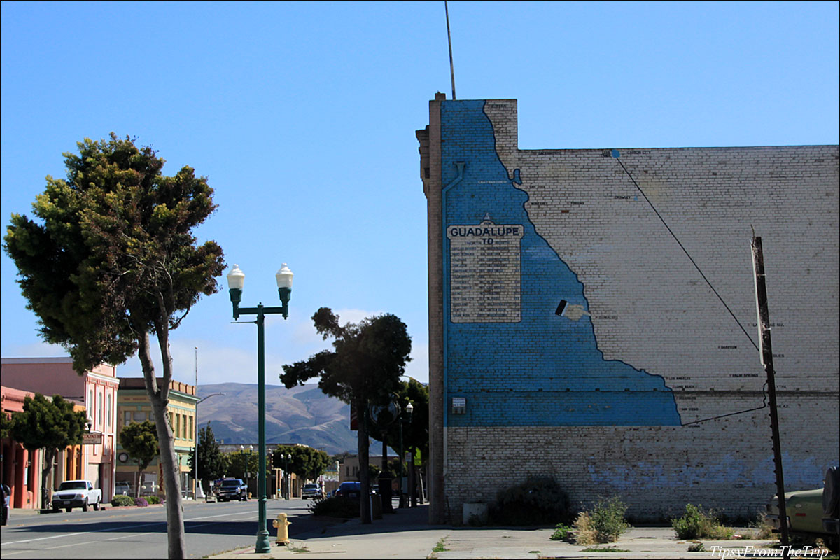 MondayMural A map from Guadalupe, CA Tipsy from the TRIP