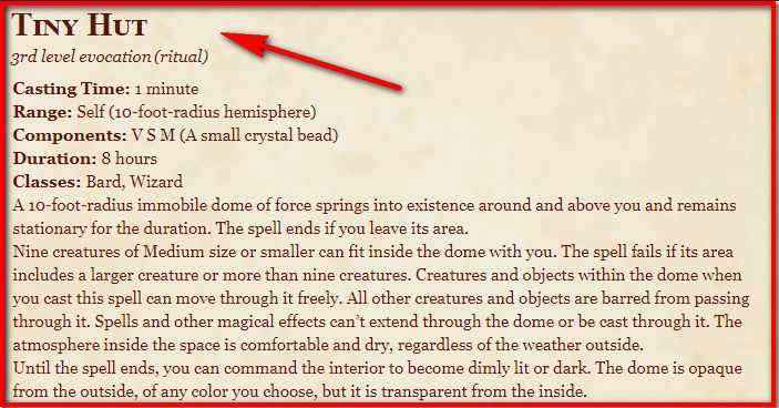 Tiny Hut D&D 5th Edition D&D 5e Character Sheets
