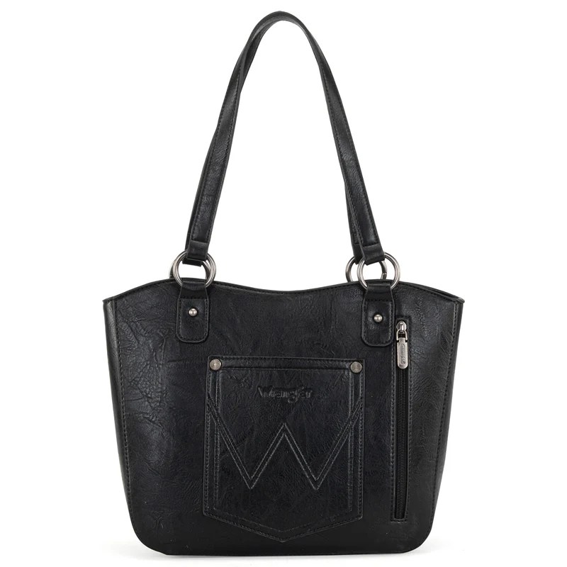 WG2241BK Wrangler Concealed Carry Tote with Matching Pouch Black