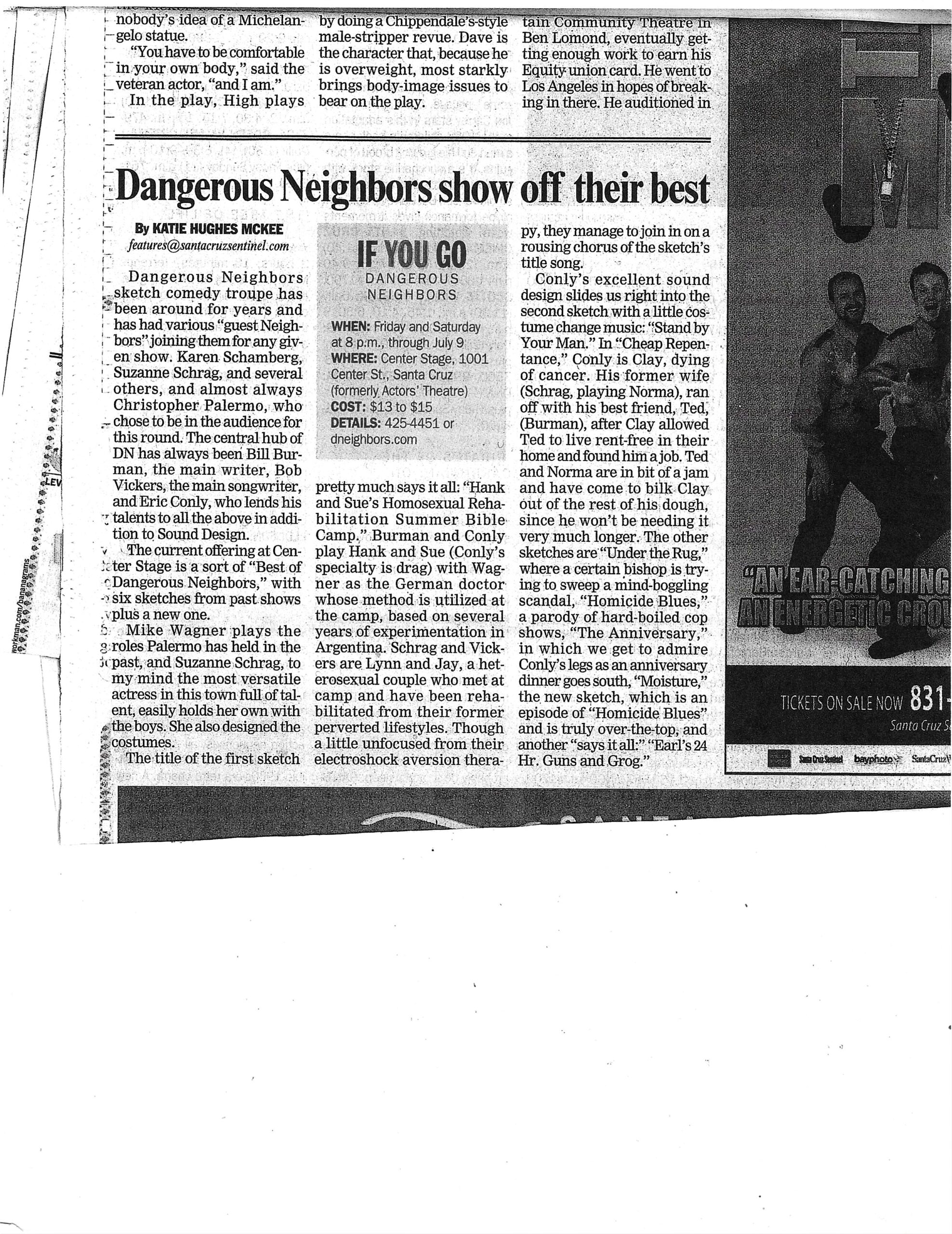 Press Dangerous Neighbors