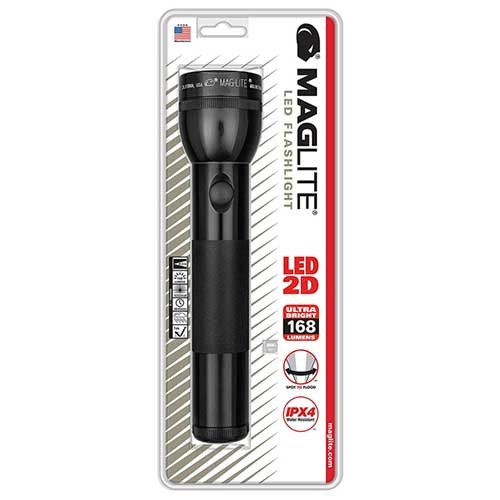Maglite ST2D016 2 Cell D Black LED Flashlight DNI Trinidad