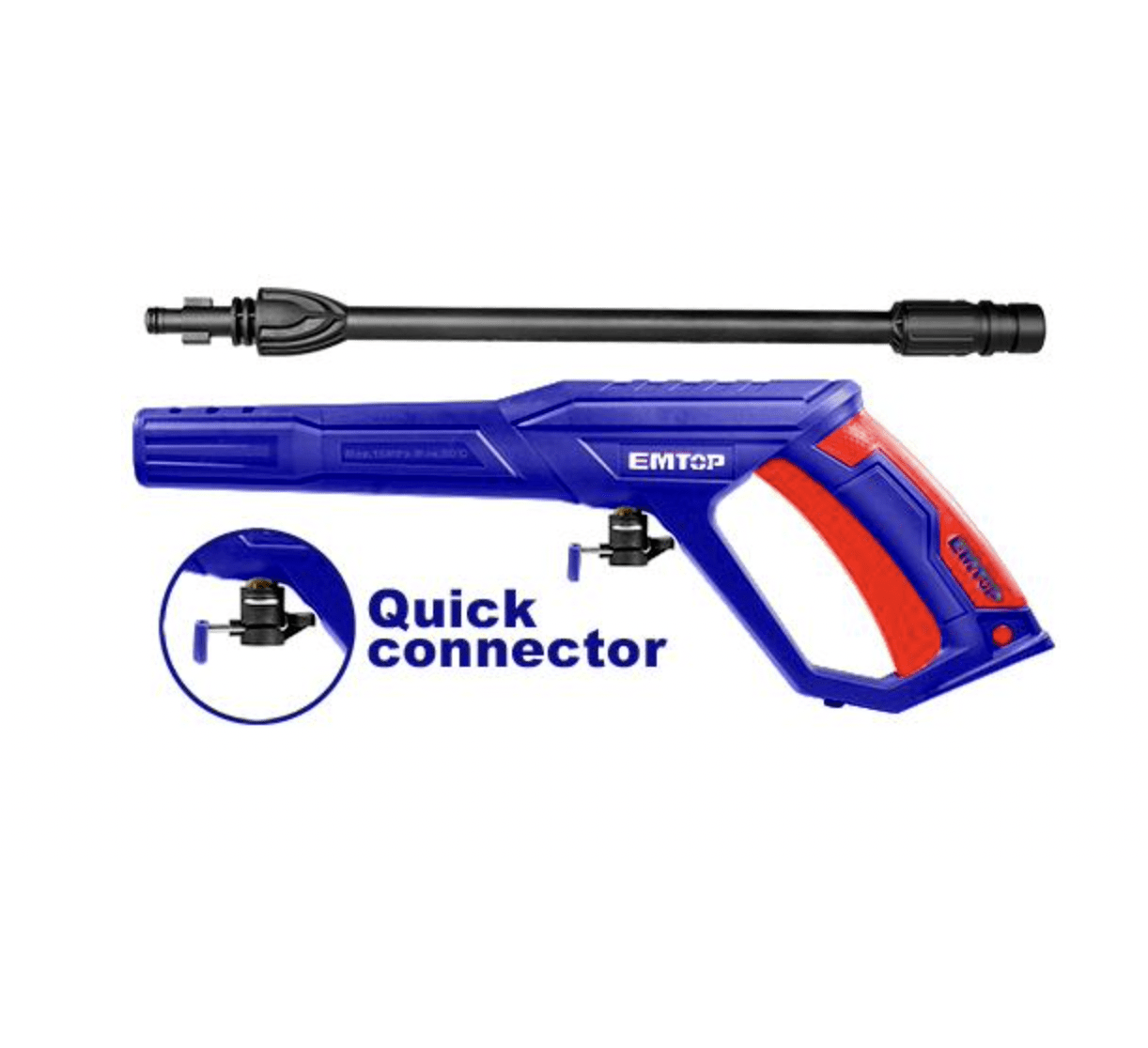 Emtop EHPS0101 Pressure Washer Spray Gun Connector DNI Trinidad