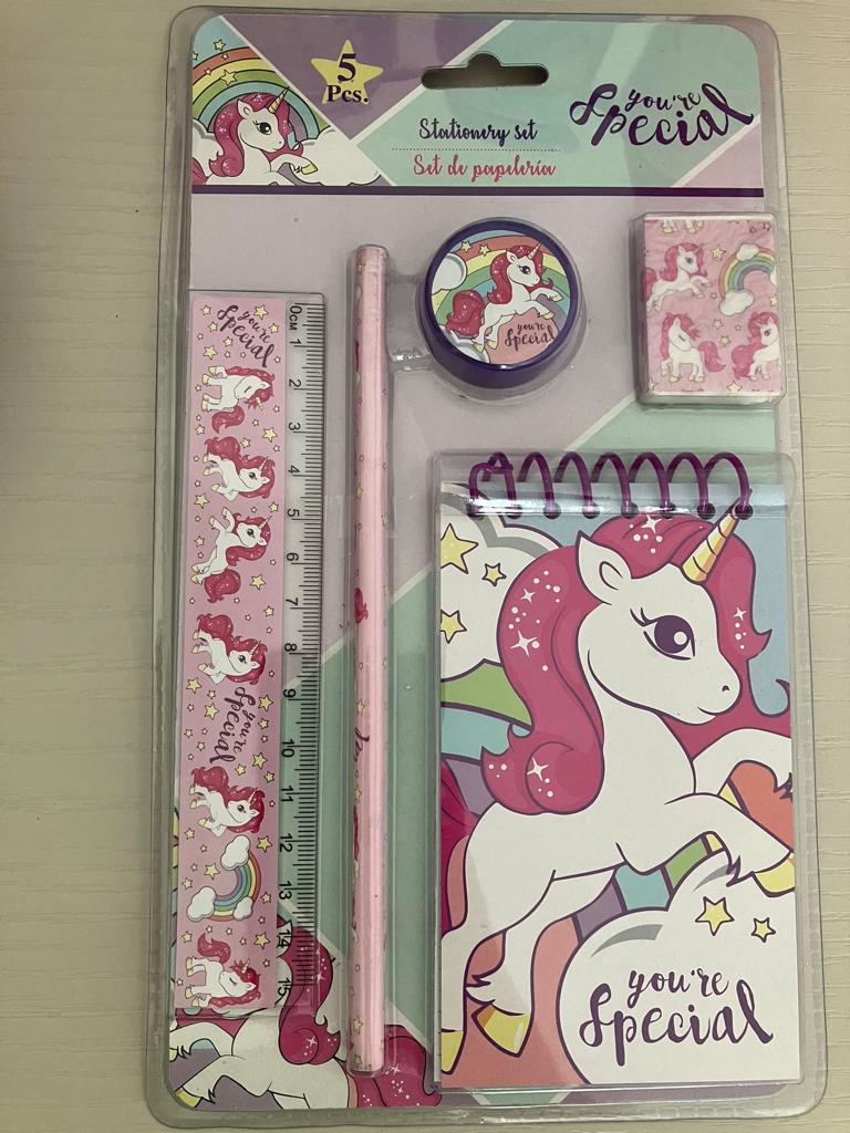 Unicorn Stationery set