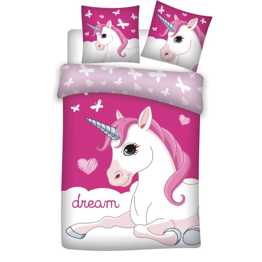 Unicorn Single bed duvet set