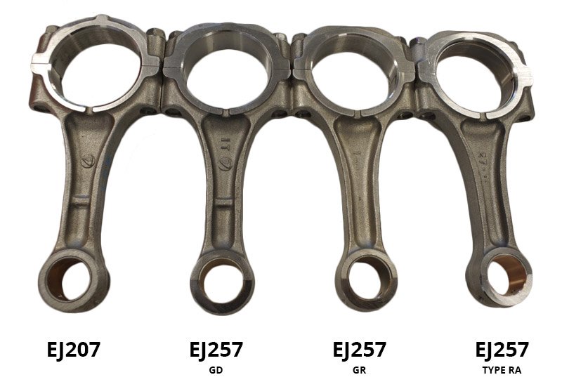 Subaru WRX STI Type RA Internal Differences (US) Pistons, Rods, Crank