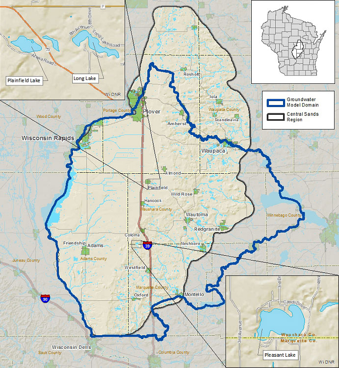 Central Sands Lakes Study Modeling Wisconsin DNR