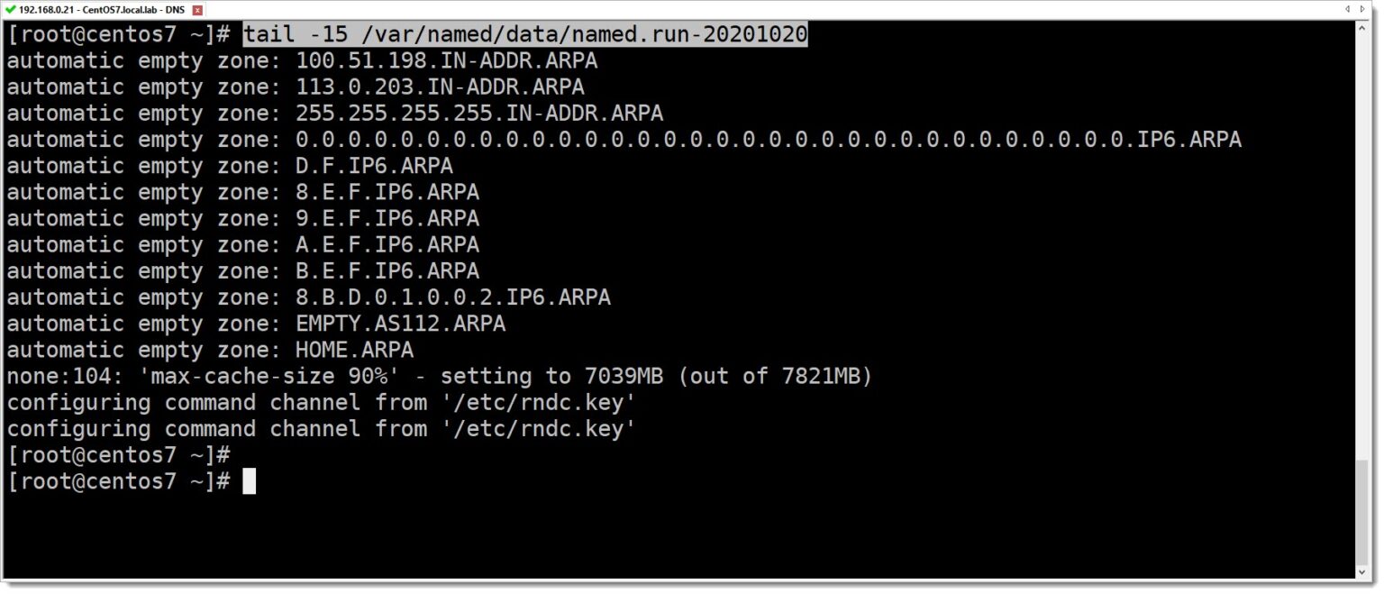 DNS BIND Log file DNS